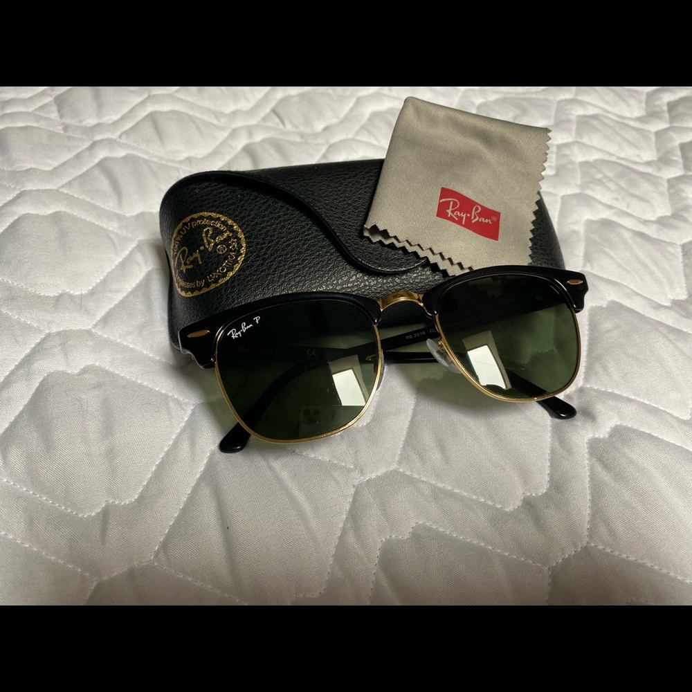 Club master polarized Ray Ban sunglasses